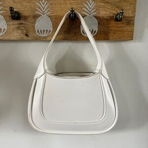 Oak + Fort Small White Purse